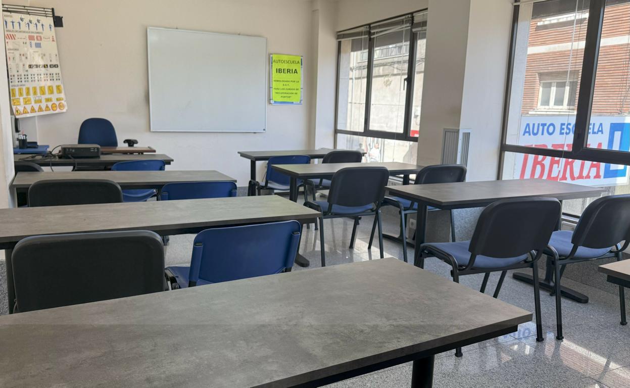 Aula de de Autoescuela Iberia