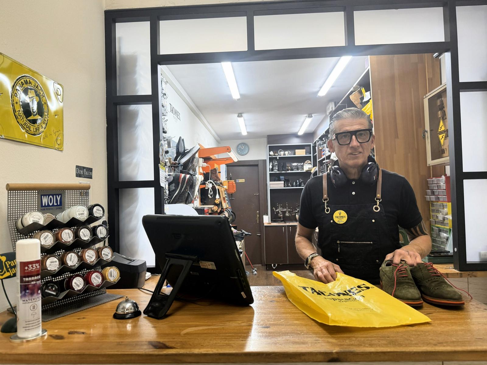 Tacones, reparación de calzado