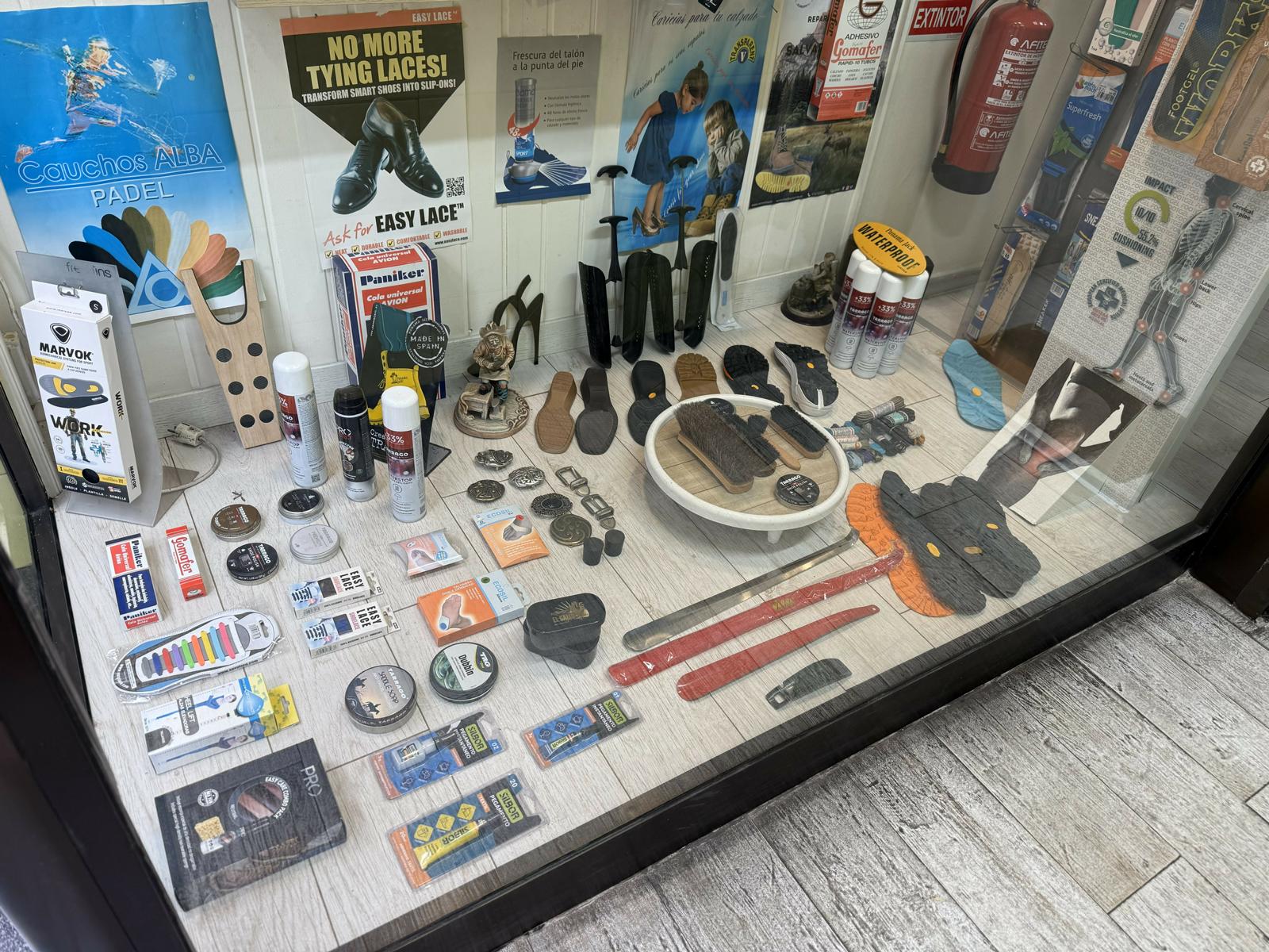 Tacones, reparación de calzado